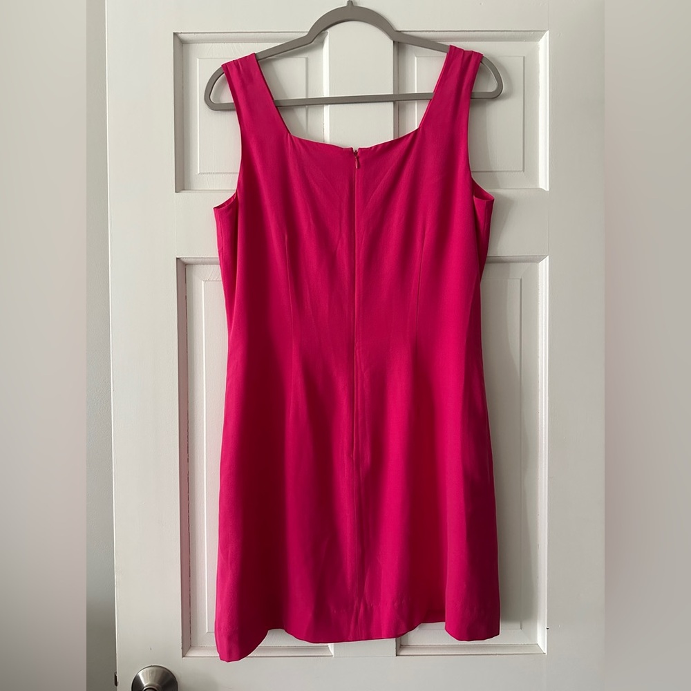 Vintage Casual Corner 100% Silk Square Neck Sleeveless Mini Dress - Picture 2 of 5